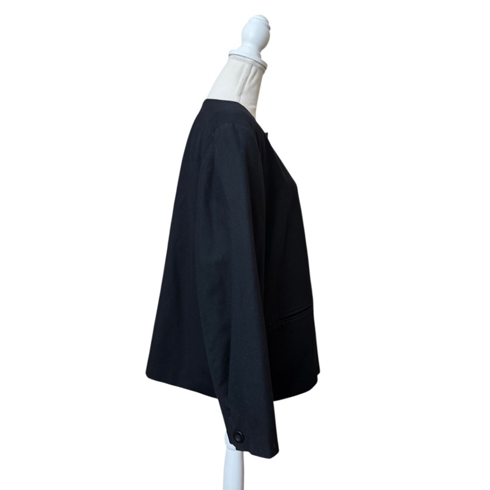 Pendleton 100% Virgin Wool Black Jacket 4 Button - image 3